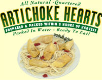premium quartered artichoke hearts (water & marinated)